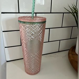 Starbucks 2023 Venti Peach Jeweled Tumbler